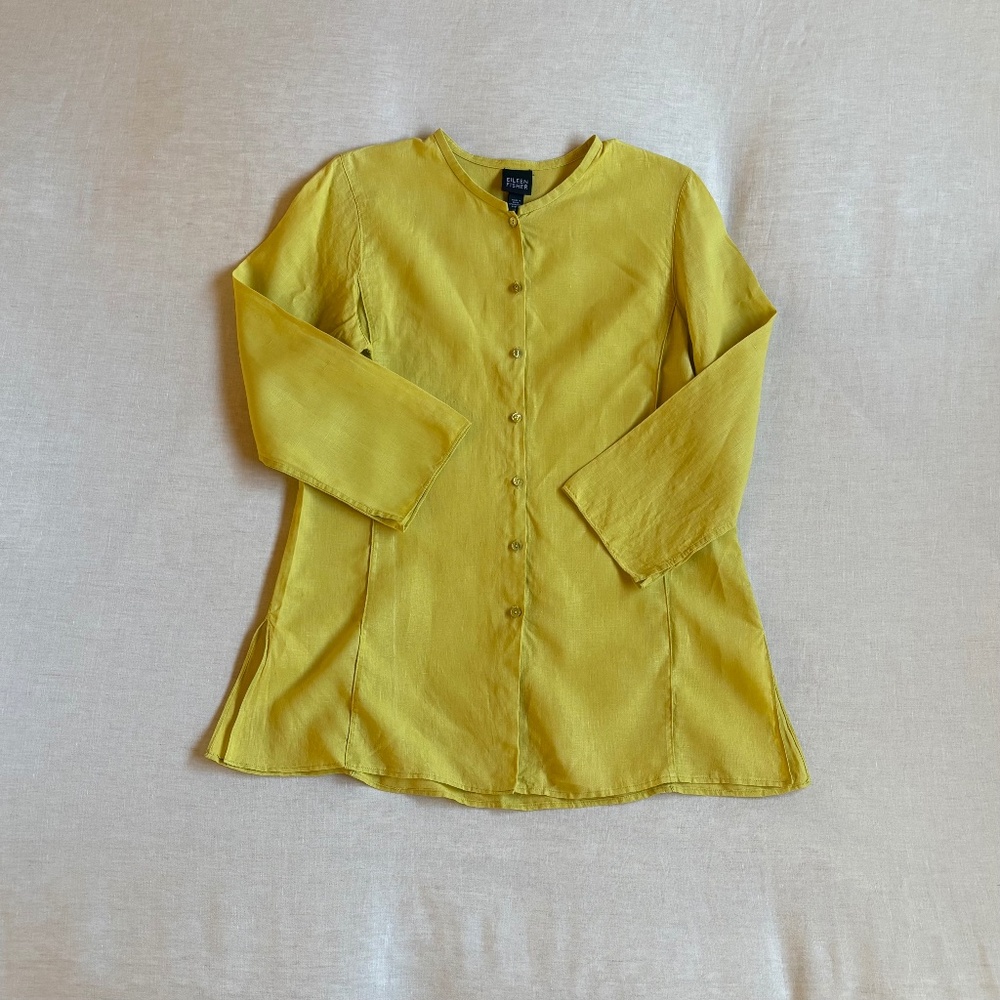 Linen Top by Eileen Fisher
